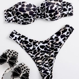 Shein Cheetah Leopard Animal Print Bikini
